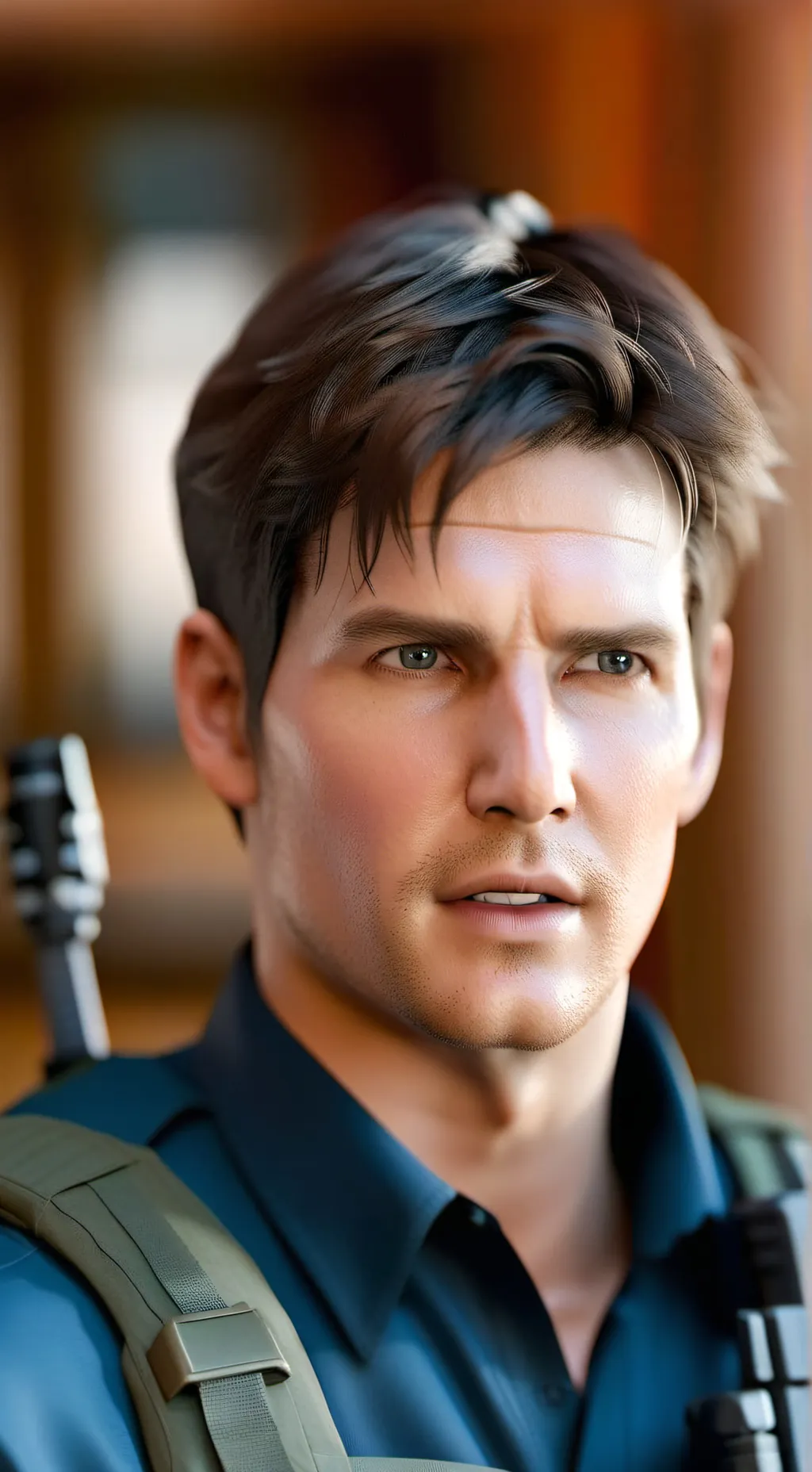ai character: ETHAN HUNT  background