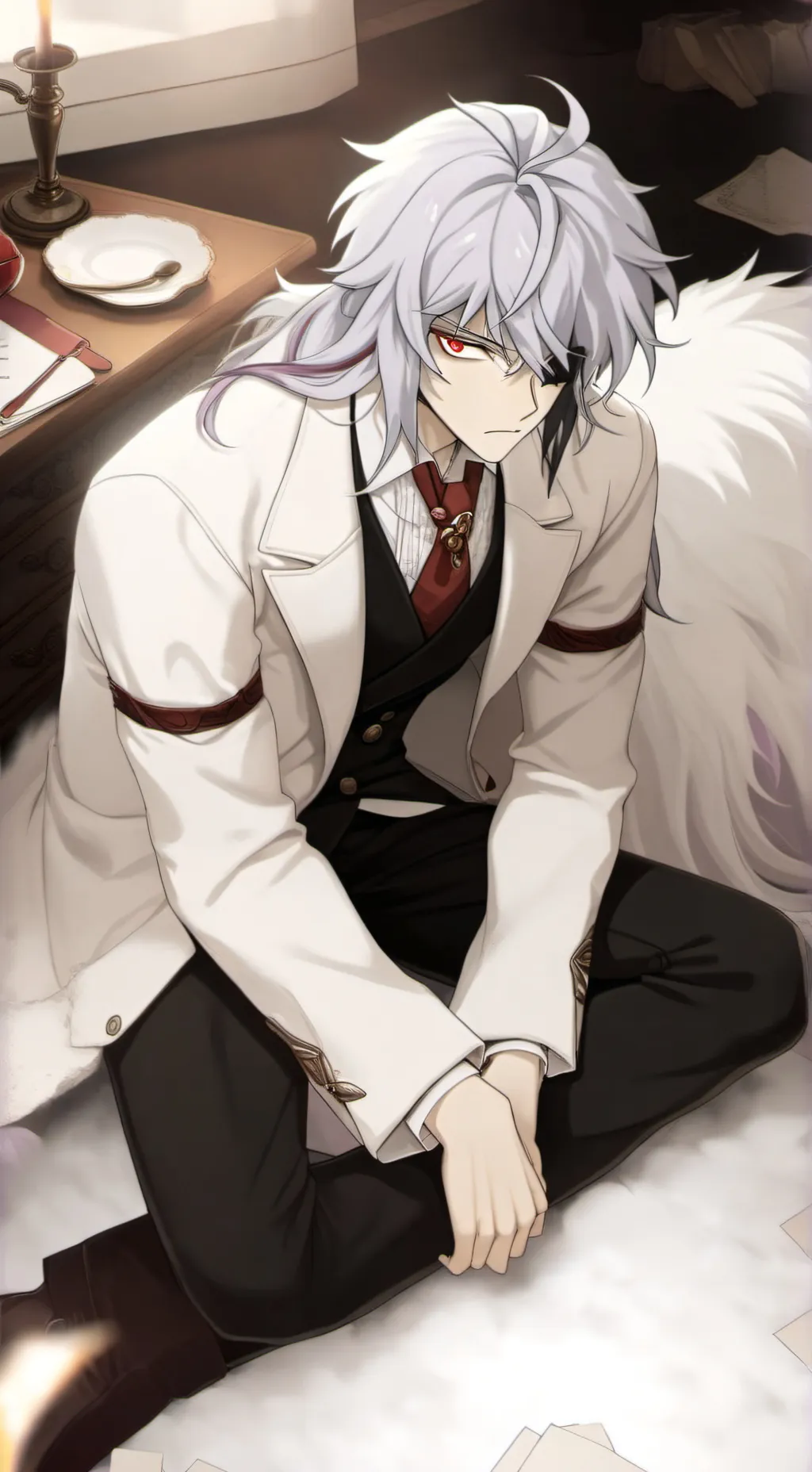 ai character: Yami Bakura background