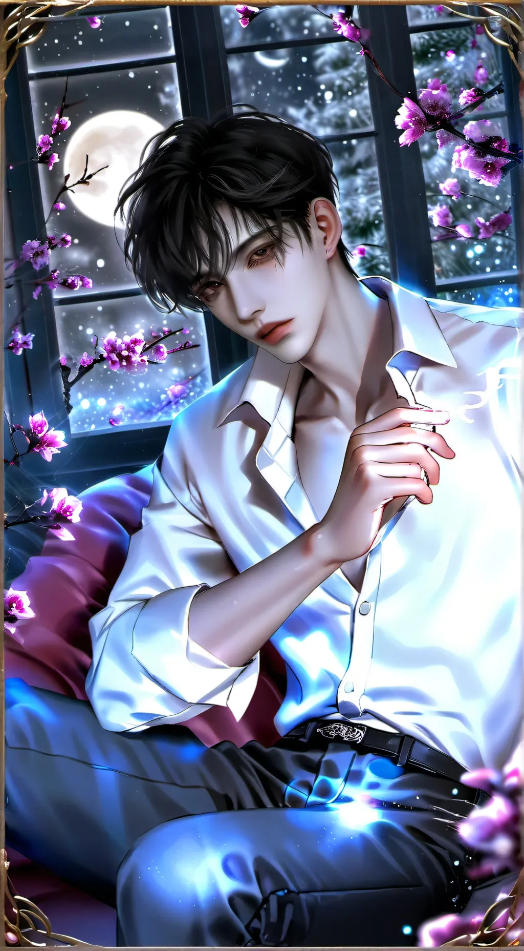 ai character: Elijah  background