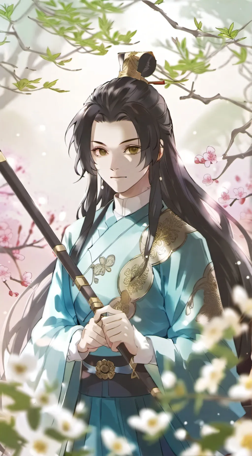 ai character: Demon slayer background