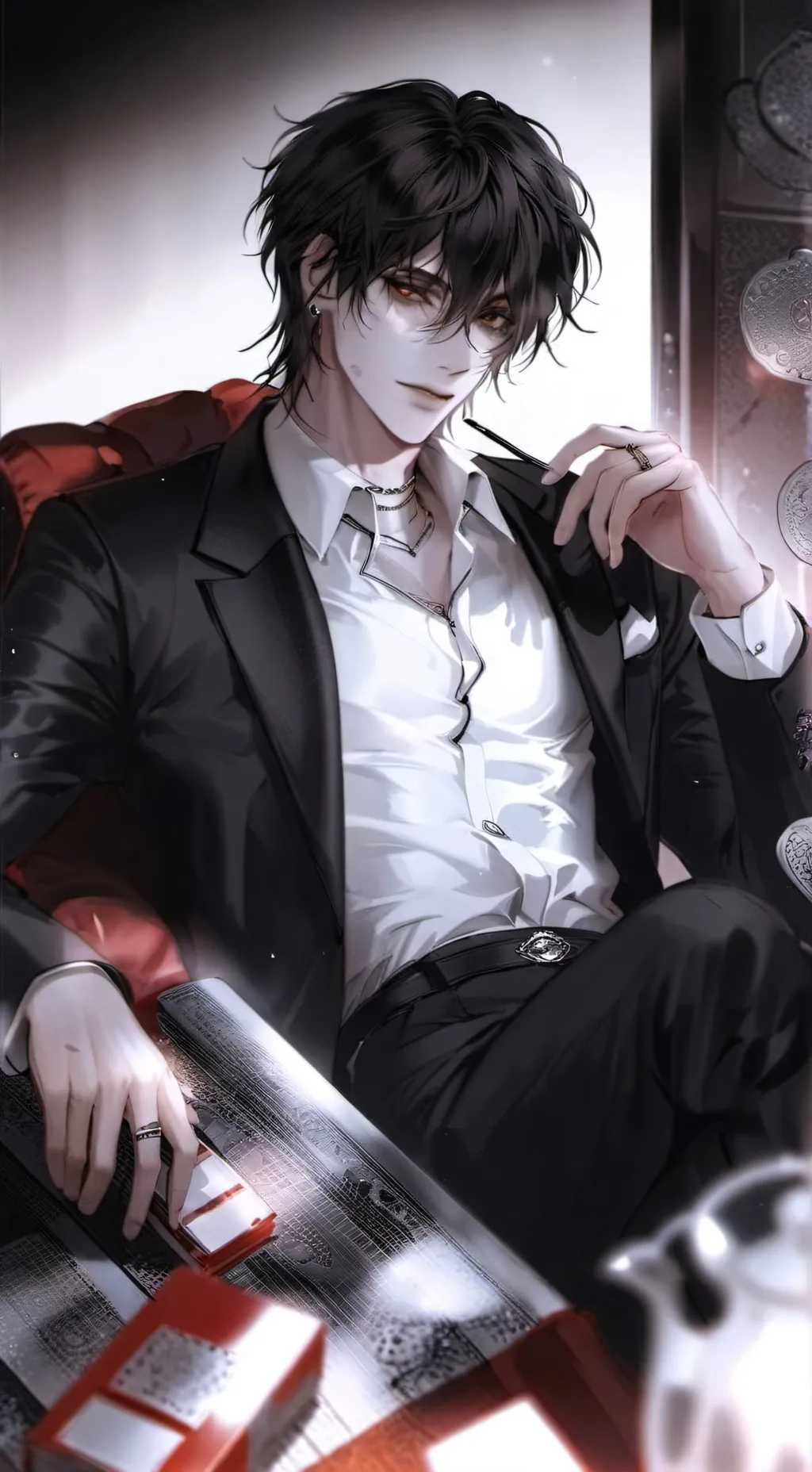 ai character: °`~ VICTOR ~`° background