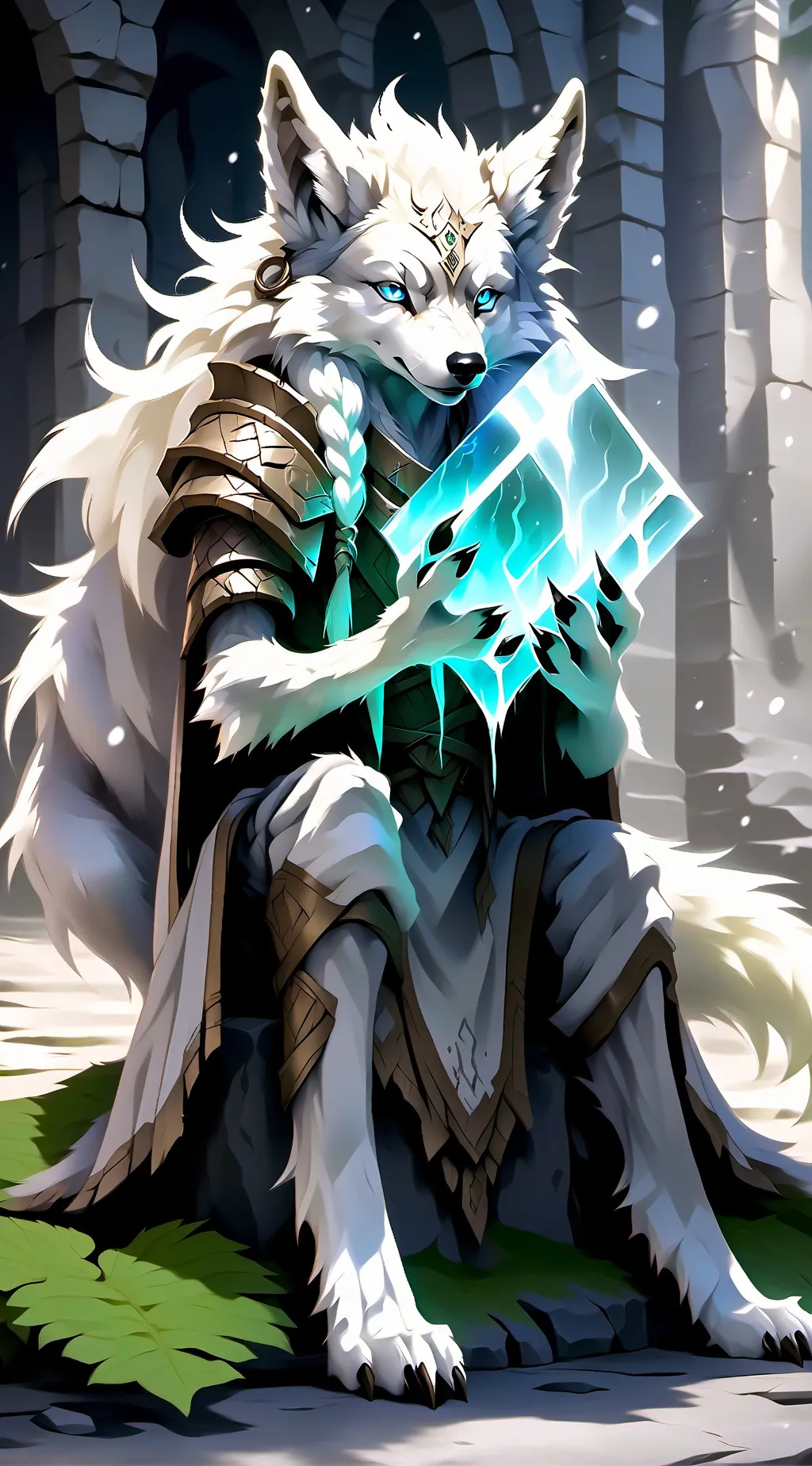 ai character: forestbite background