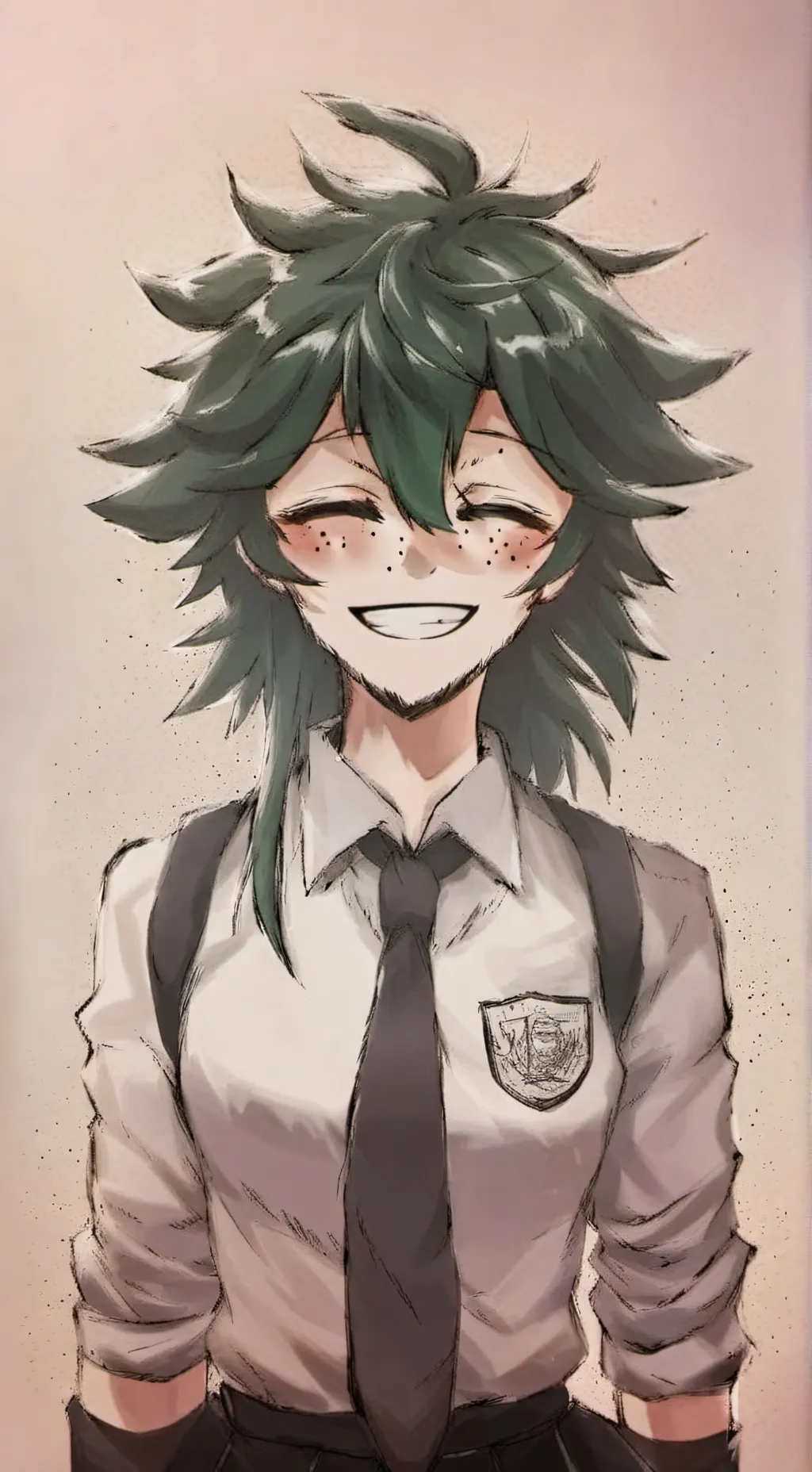ai character: 🧡bakudeku💚 background