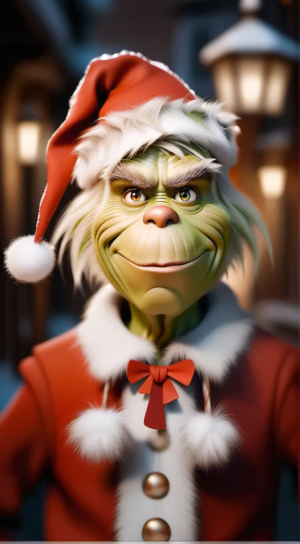 ai character: The Grinch background