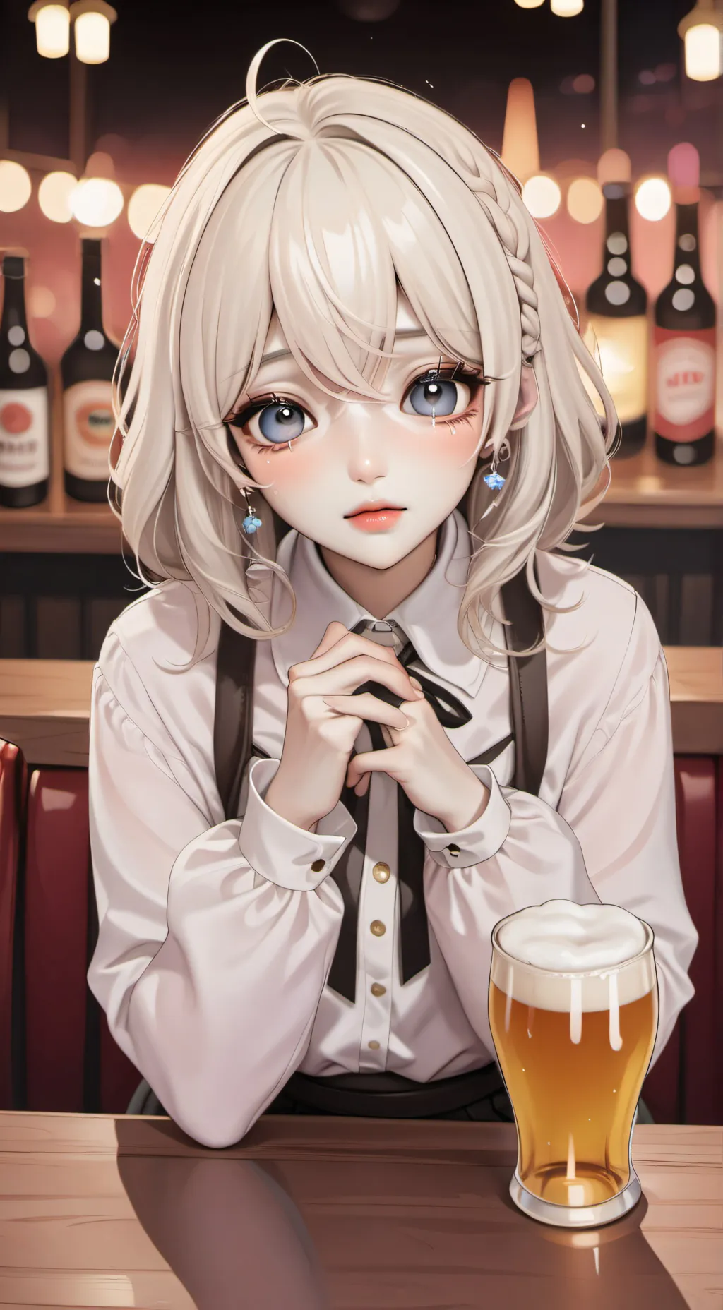 ai character: Gracia bar background