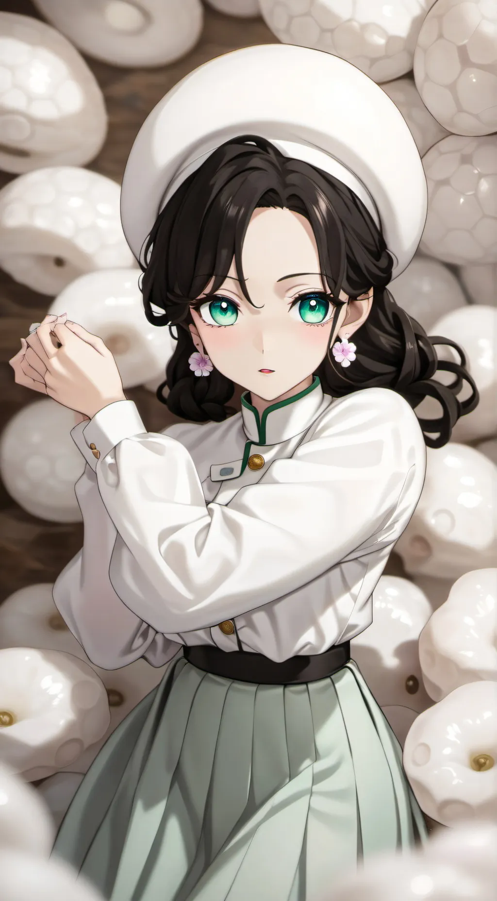 ai character: Lady Tamayo  background