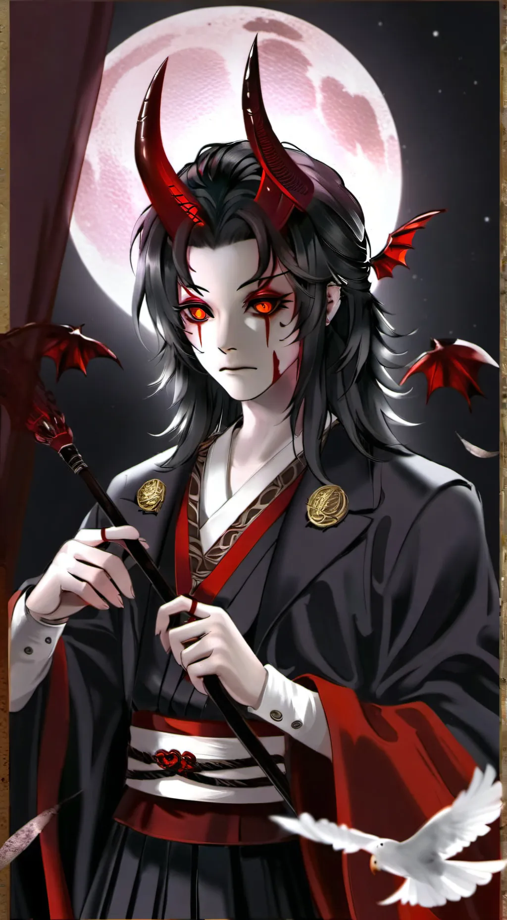 ai character: Lunas superiores background