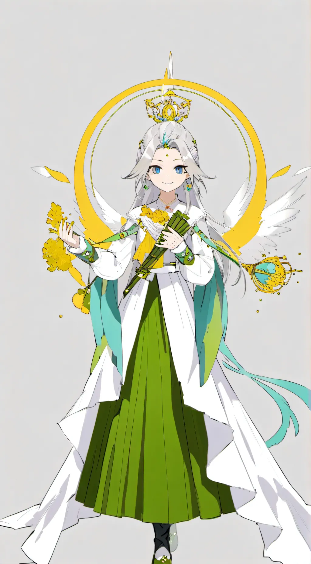 ai character: ange gardien background