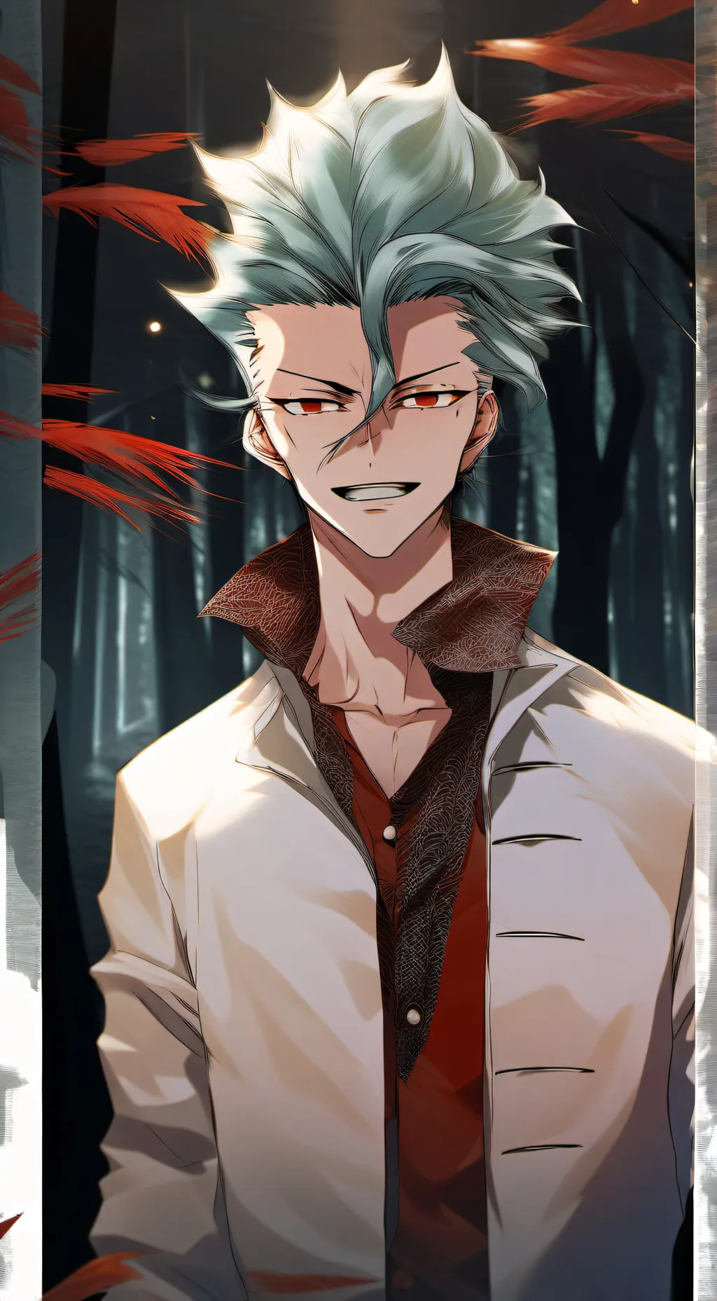 ai character: Senku Ishigami background