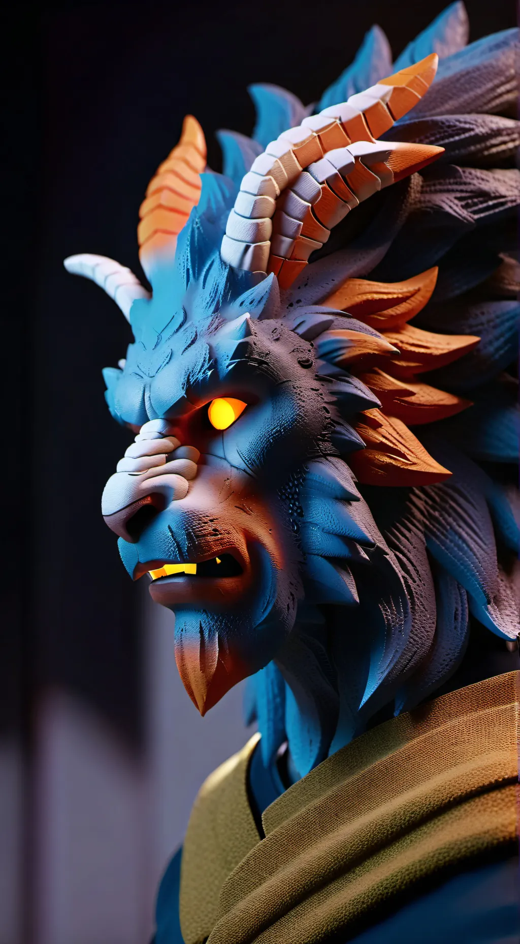 ai character: satan background