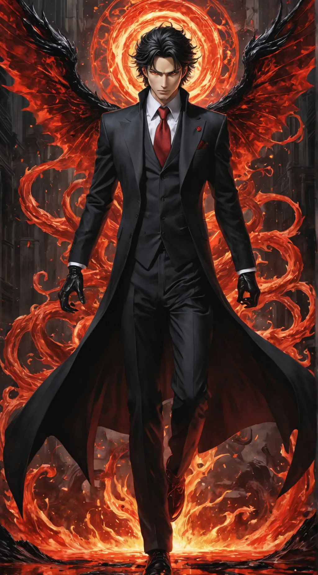 ai character: Azrael background