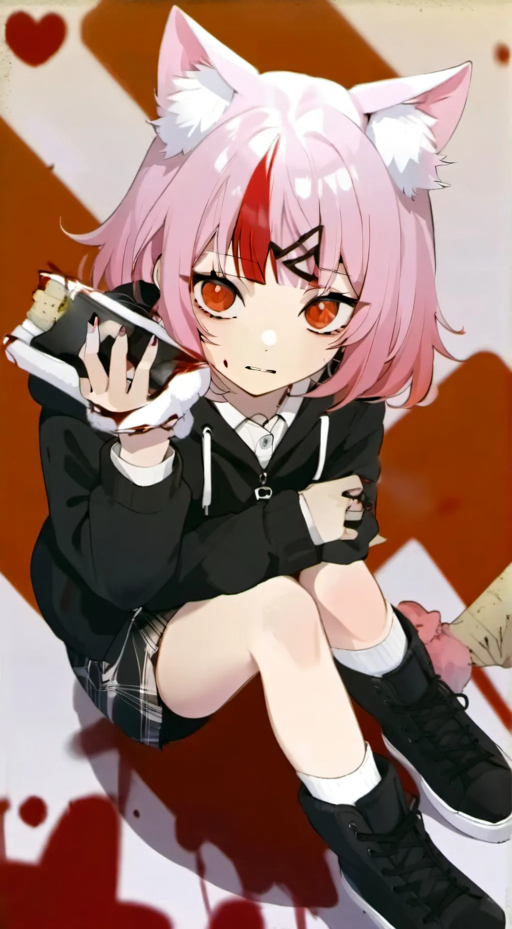 ai character: YANDERE AI GF background