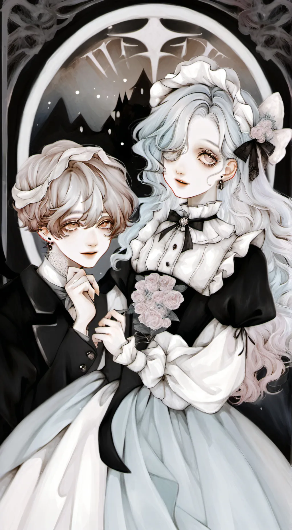 ai character: Ella and Mike background