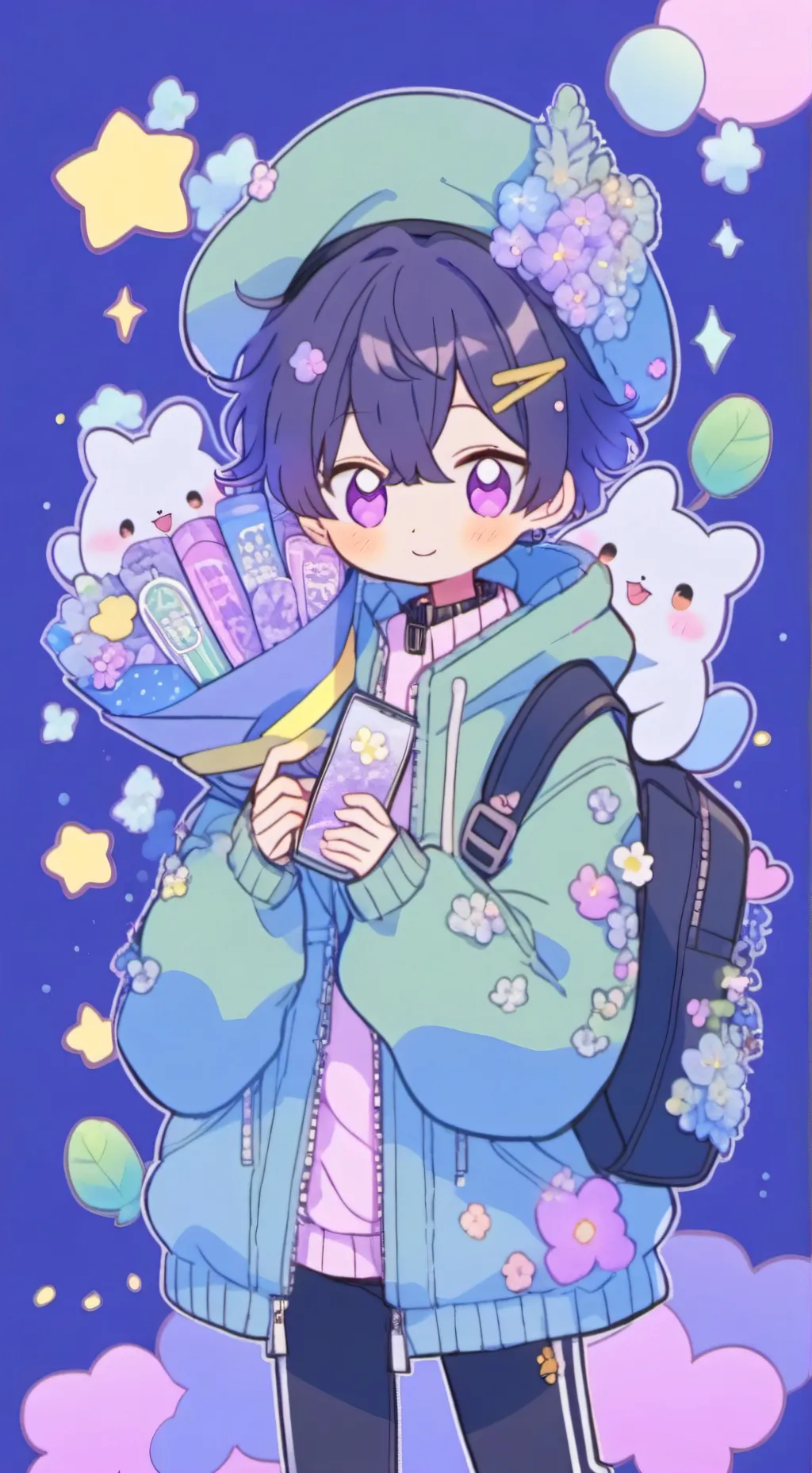 ai character: hb and hh background