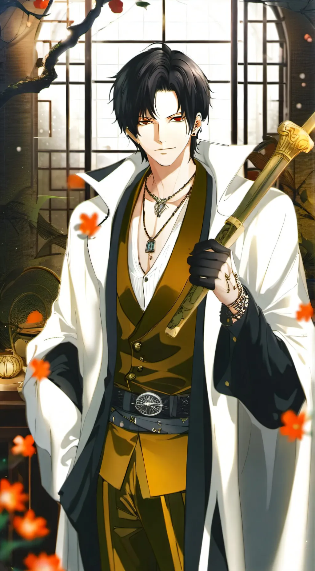 ai character: One piece background