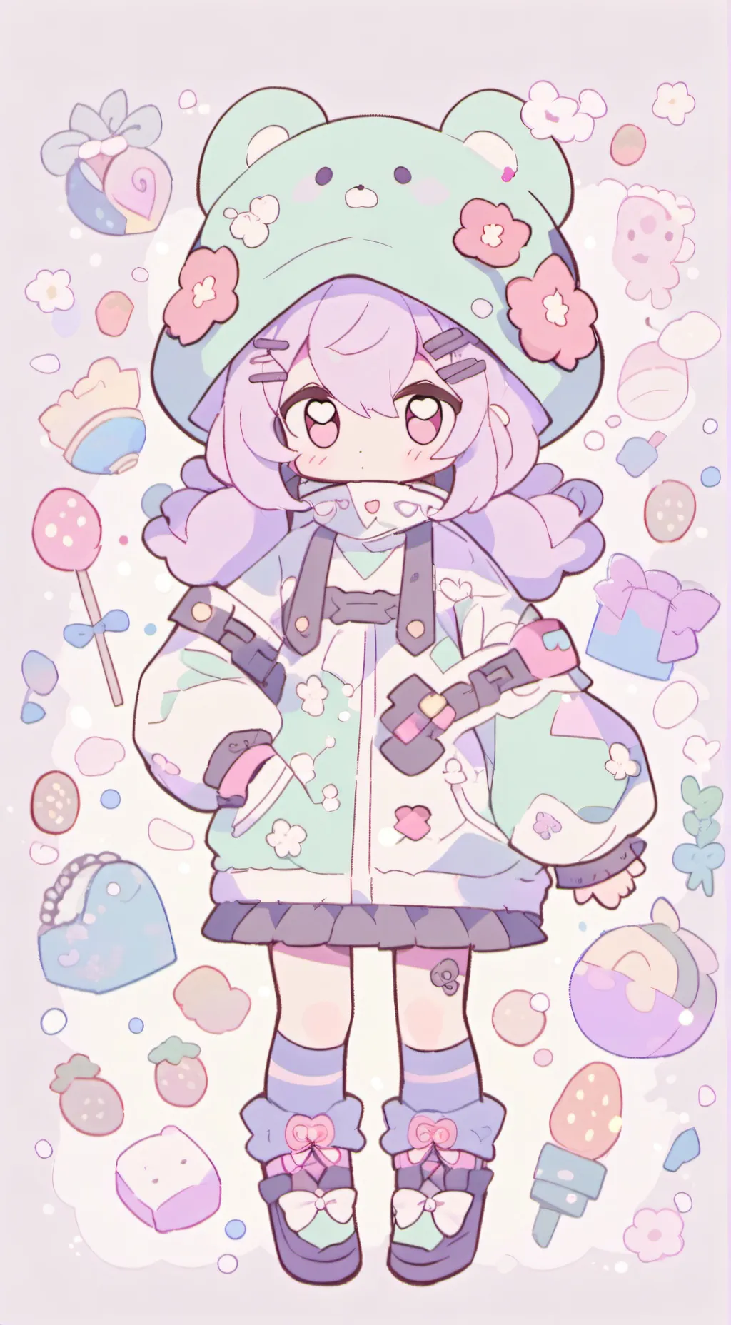 ai character: Lily  background