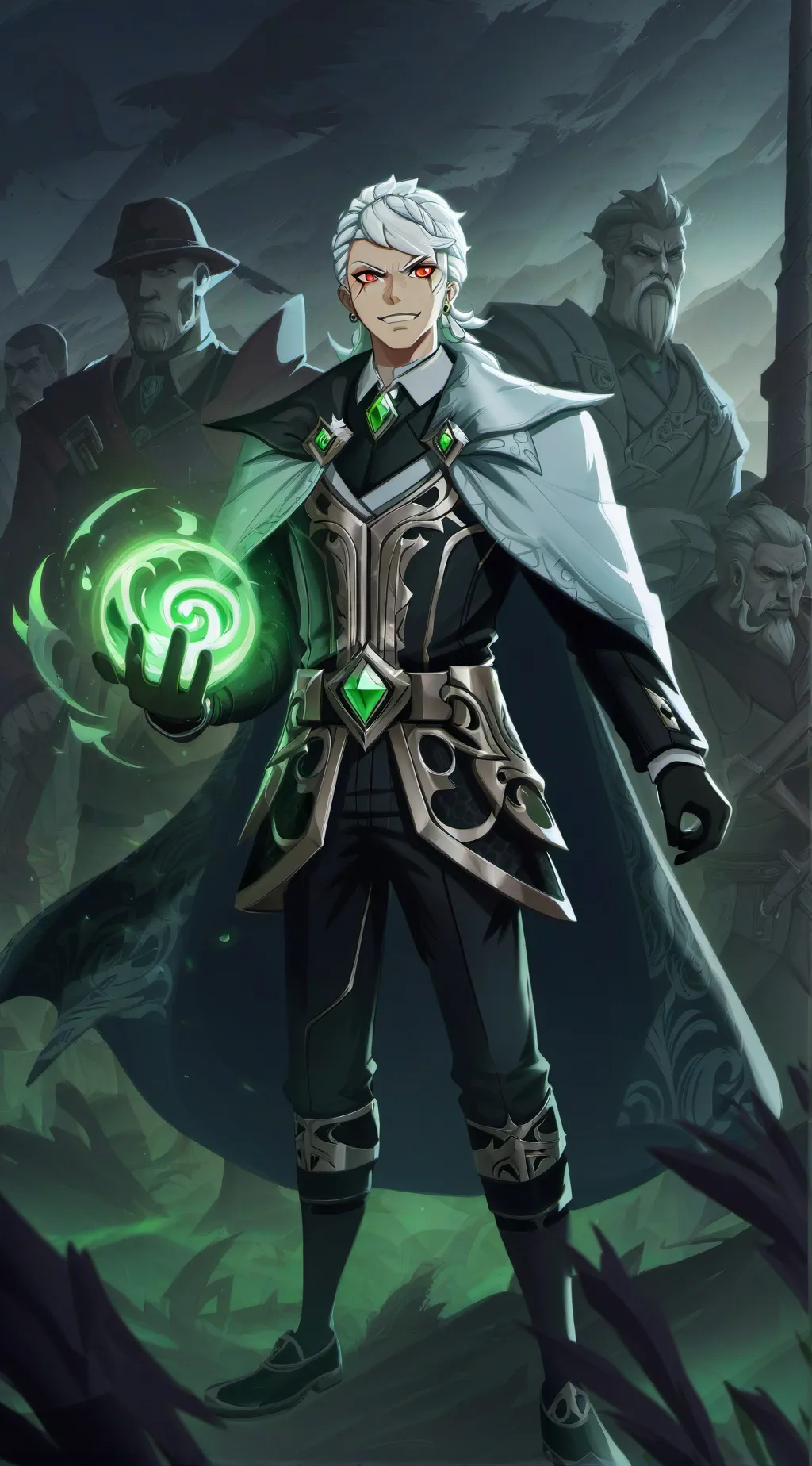 ai character: тенген background