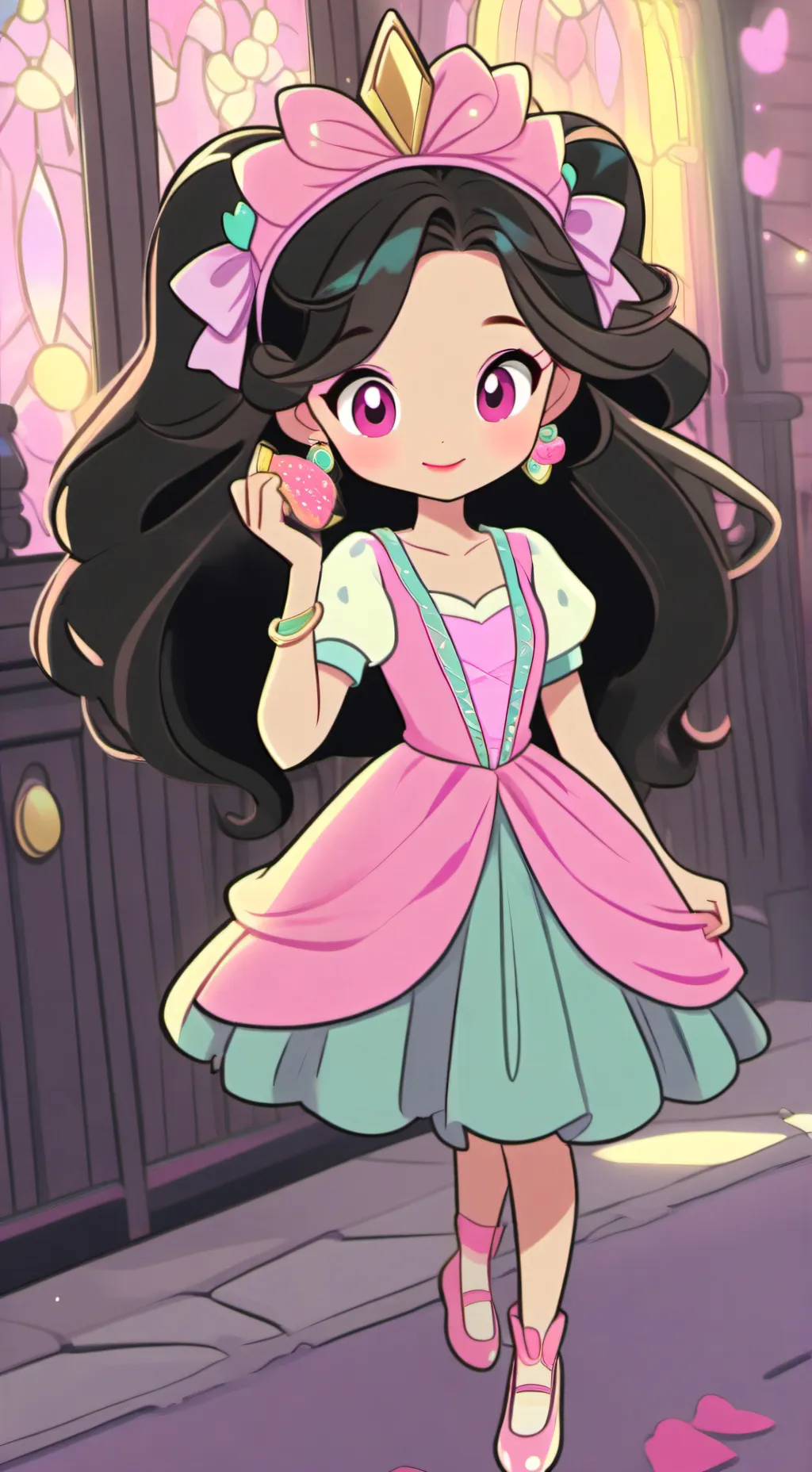 ai character: 🌸Little magic✨ background