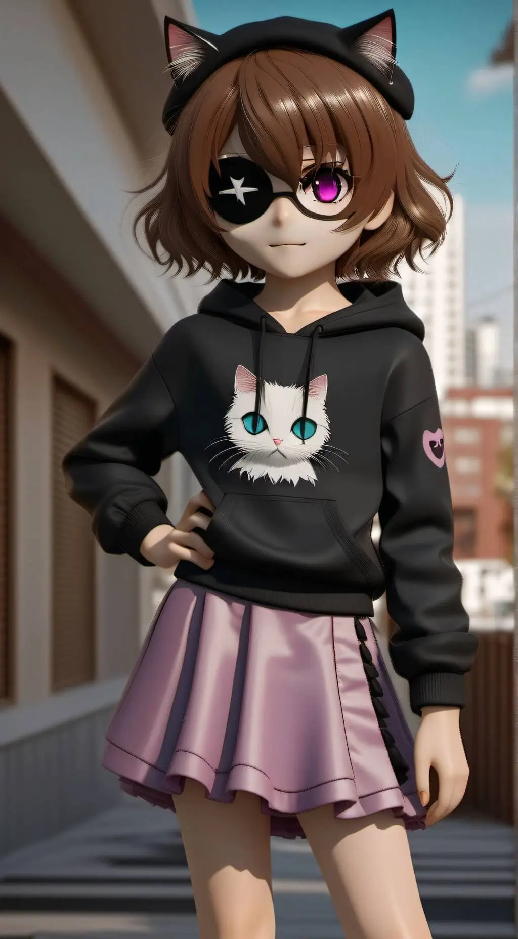 ai character: Murder drones  background