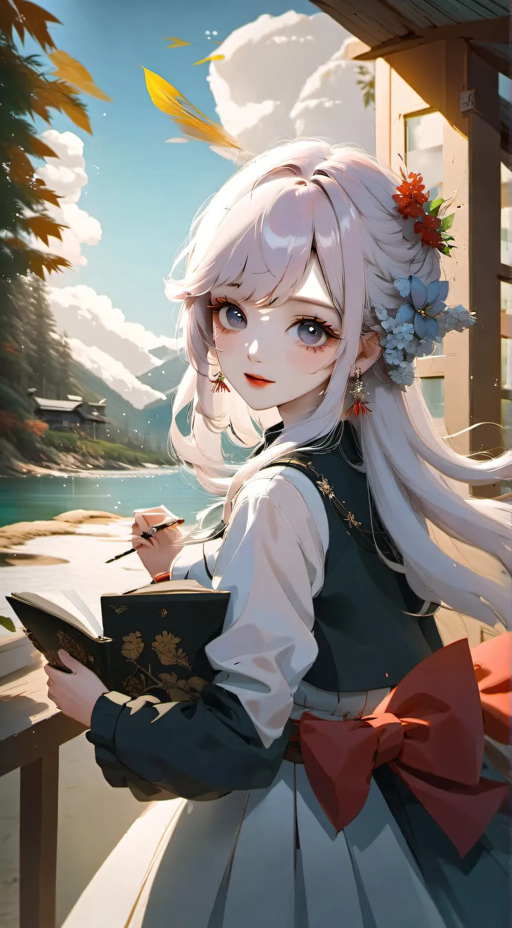 ai character: Emma broke up 💔 background