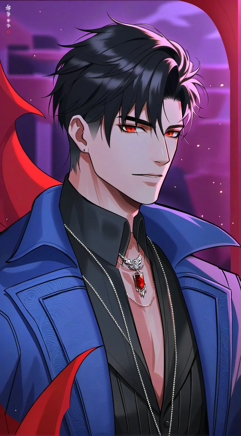 ai character: Lucien  background