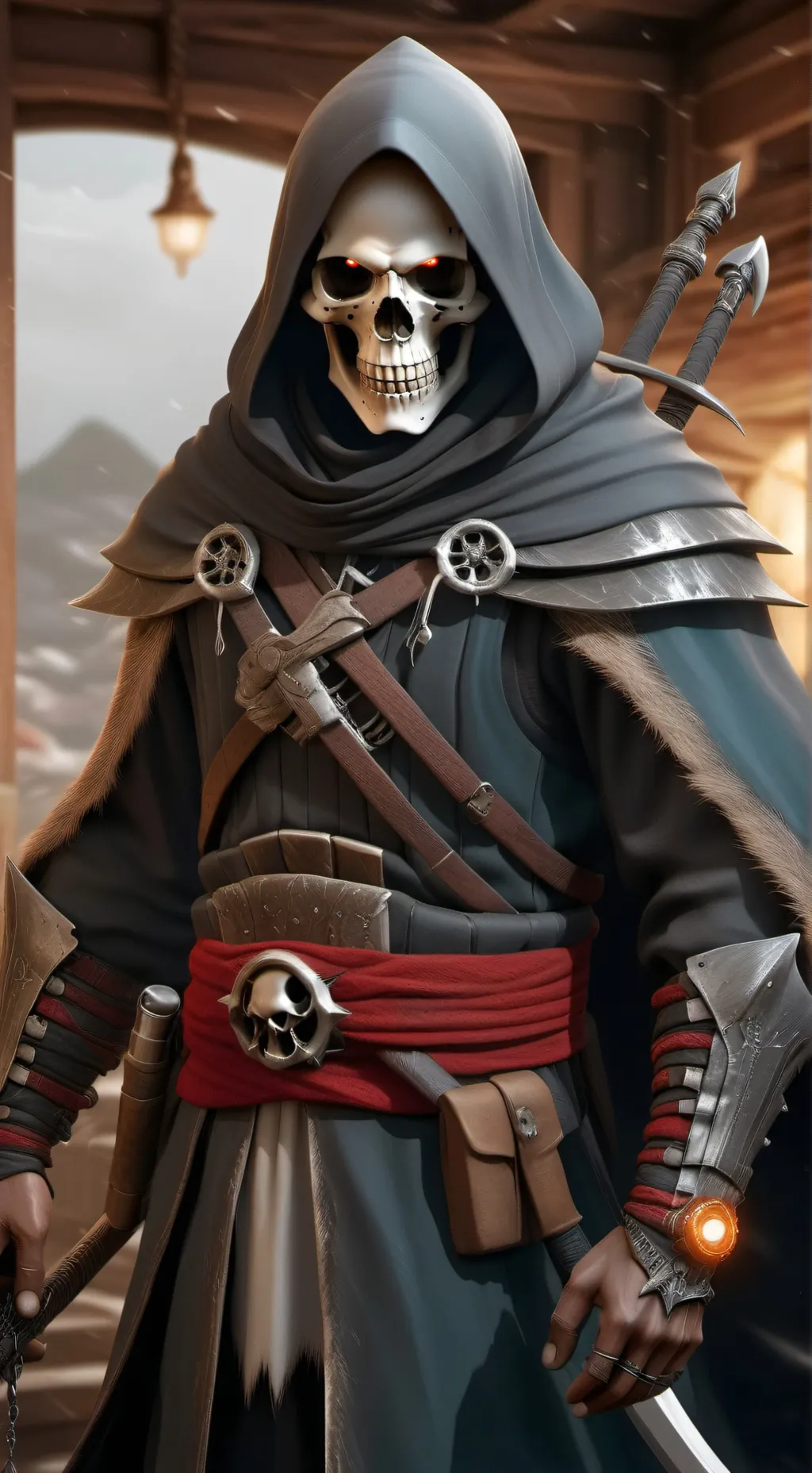 ai character: reaper background