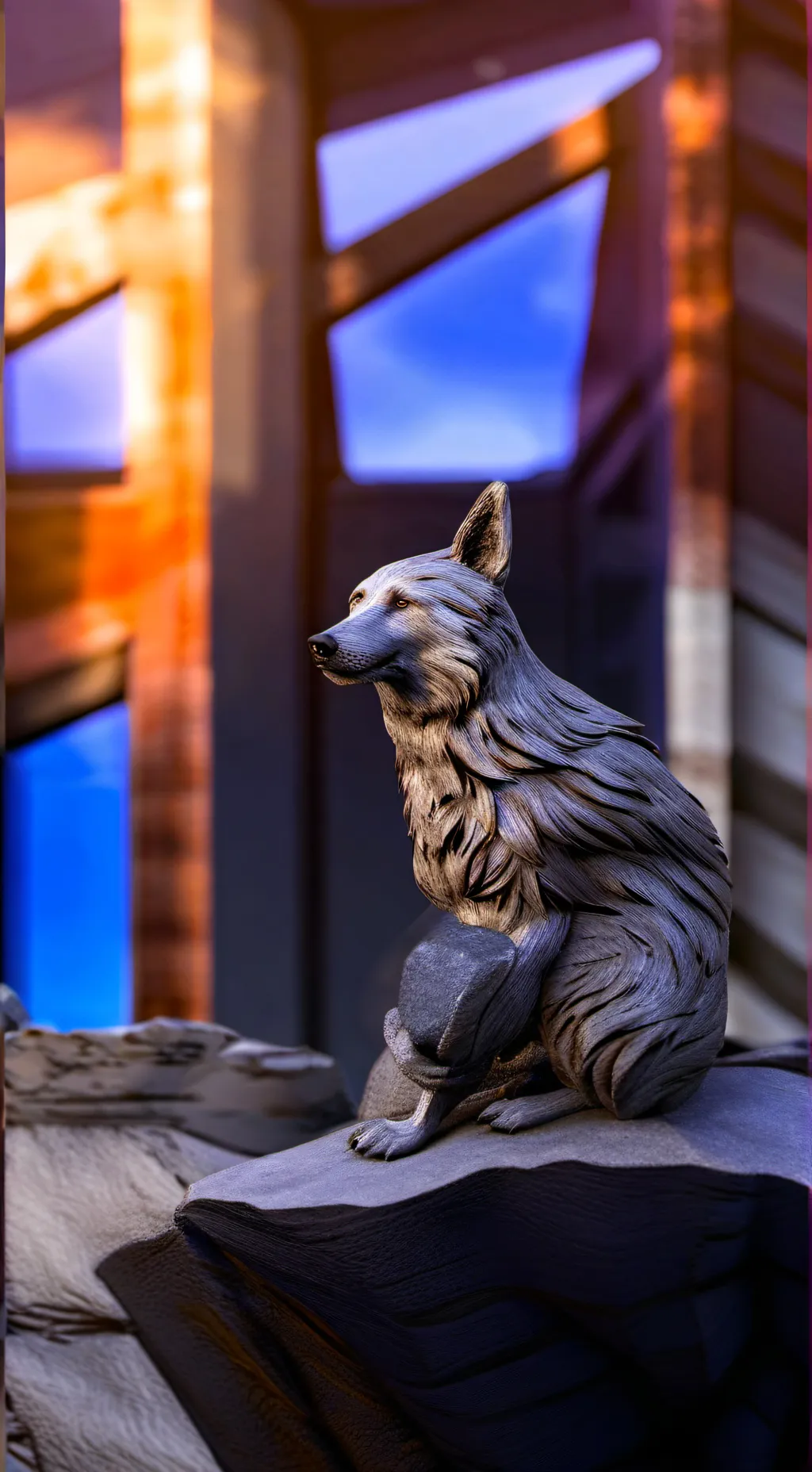 ai character: talking dog background