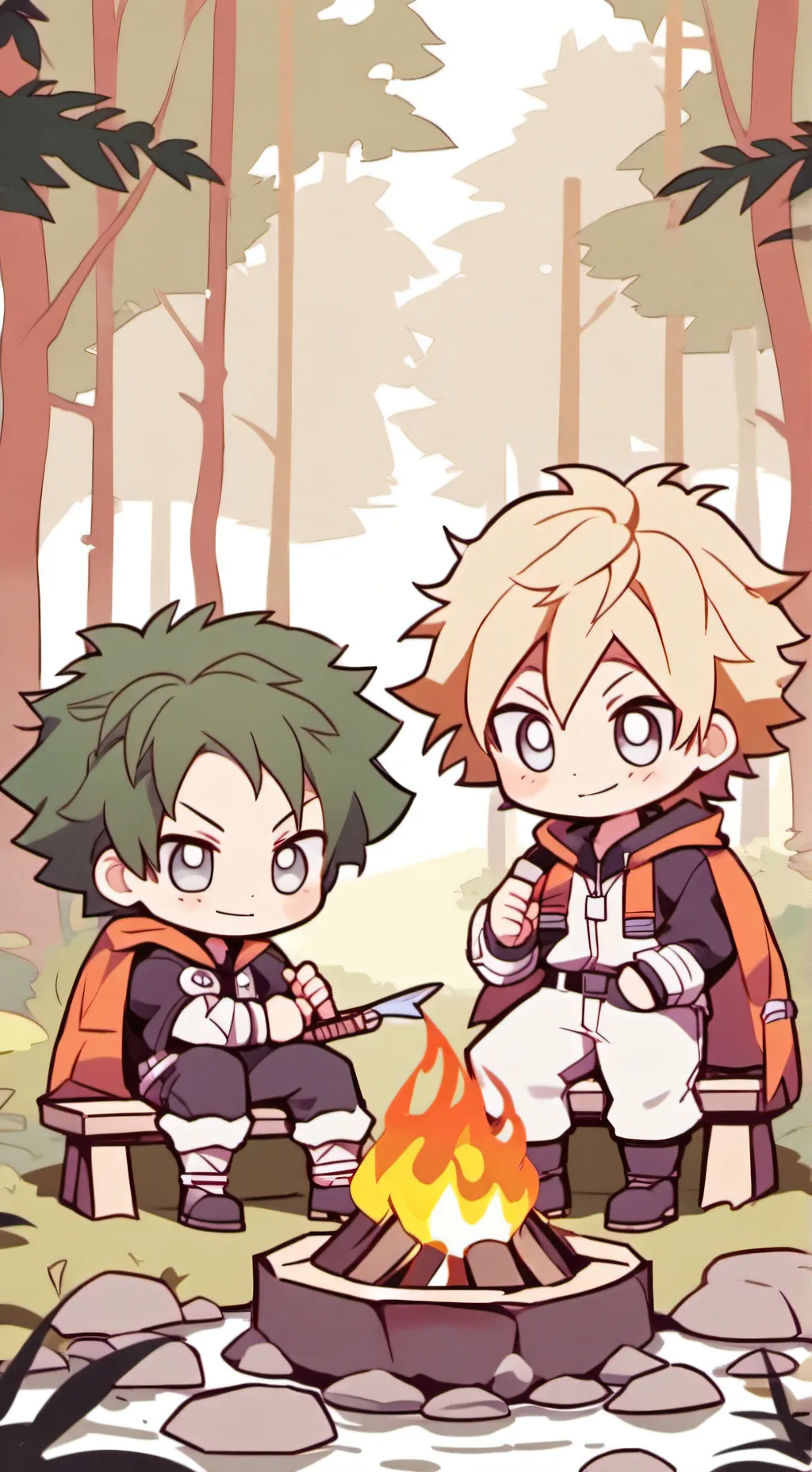 Talkie AI - Chat with mha camp out