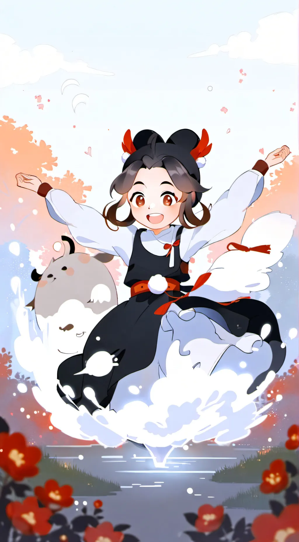 ai character: 🎼🎵🎶 background