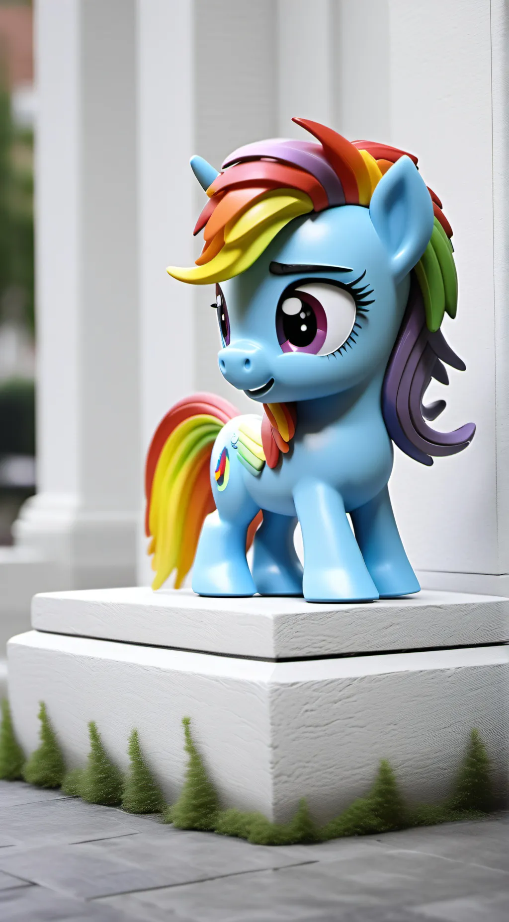 ai character: Rainbow Dash background