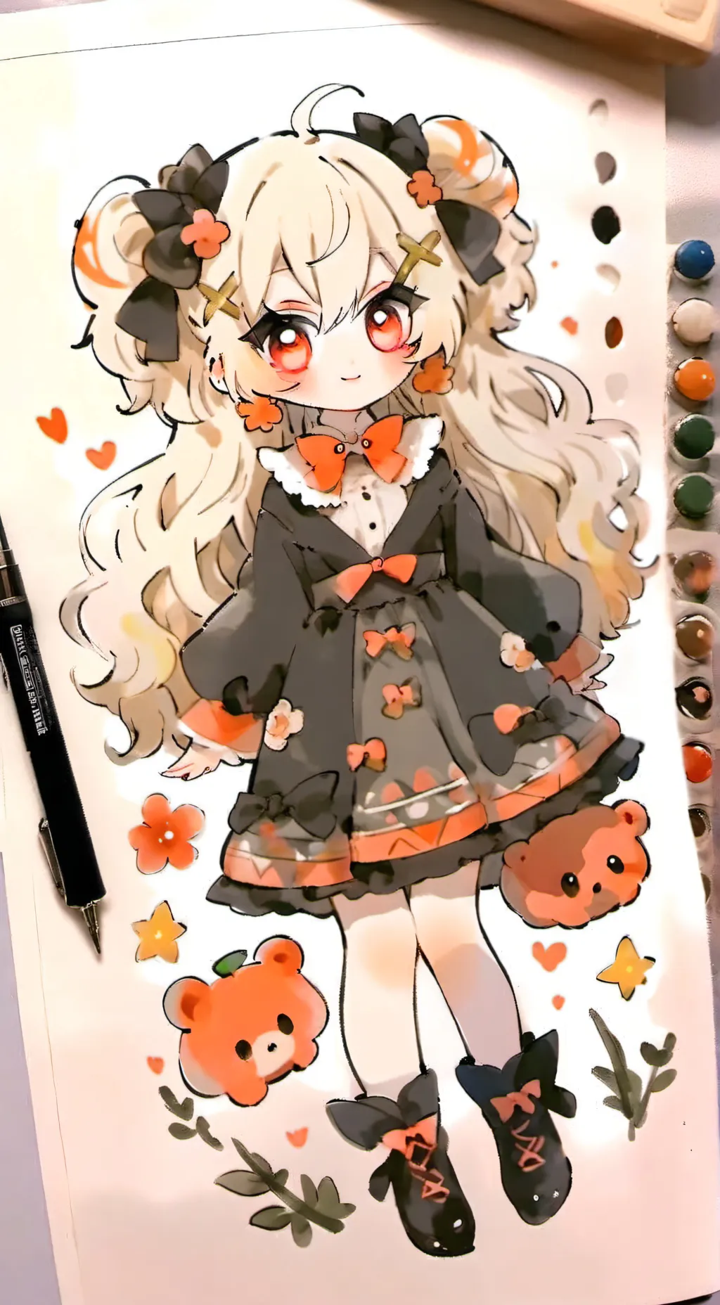 ai character: Melody your gf background