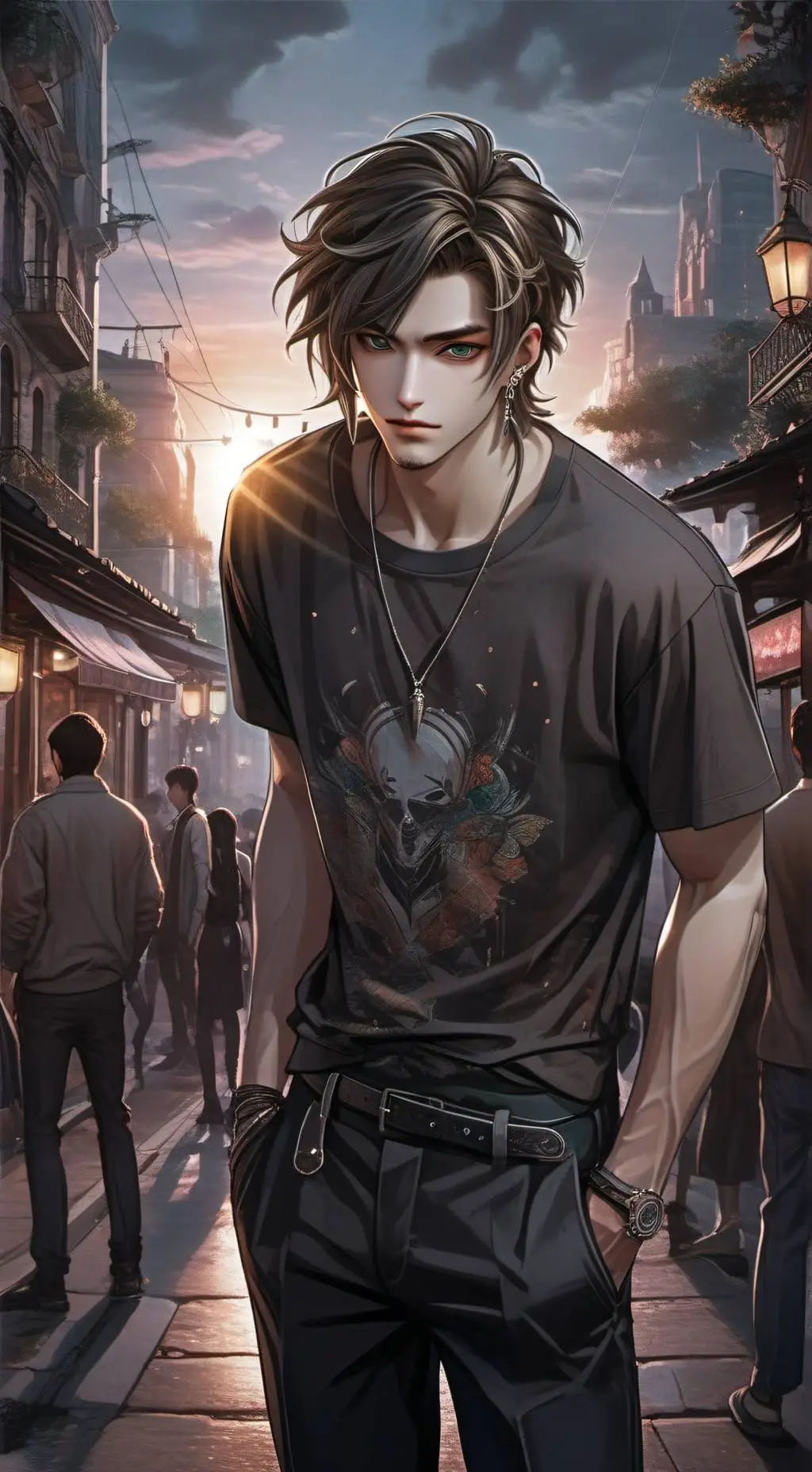 ai character: Vendor Kai background