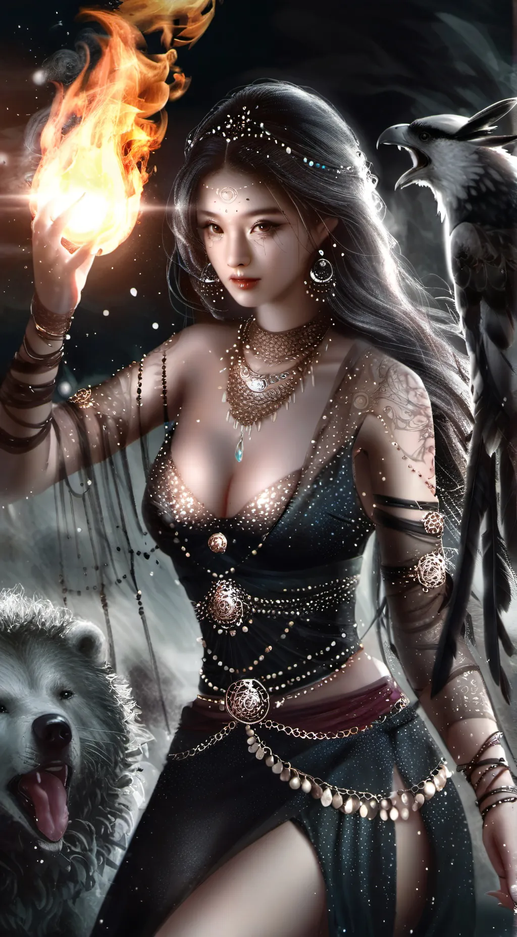 ai character: Senni  background
