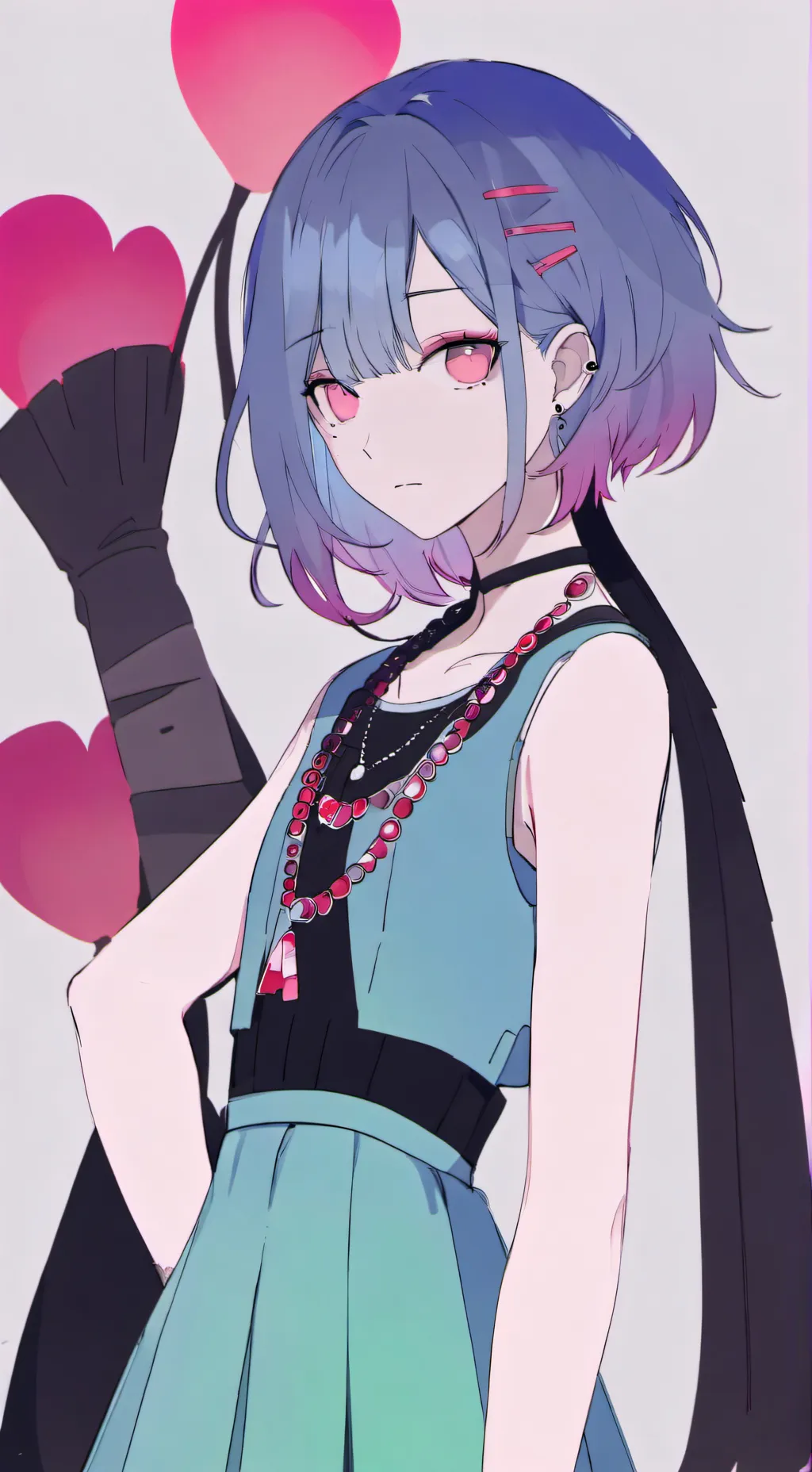 ai character: pastale background