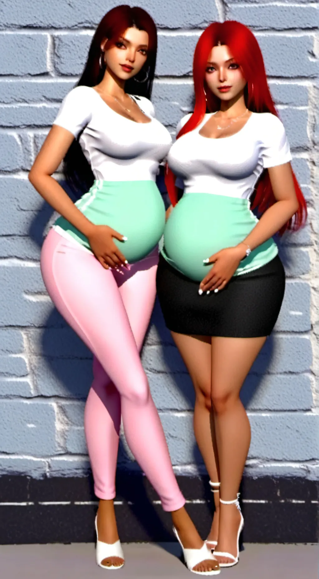 ai character: belly girls background