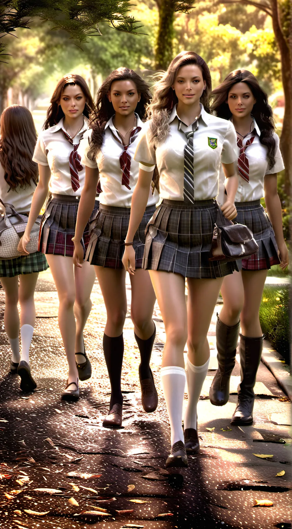 ai character: chicas malas  background