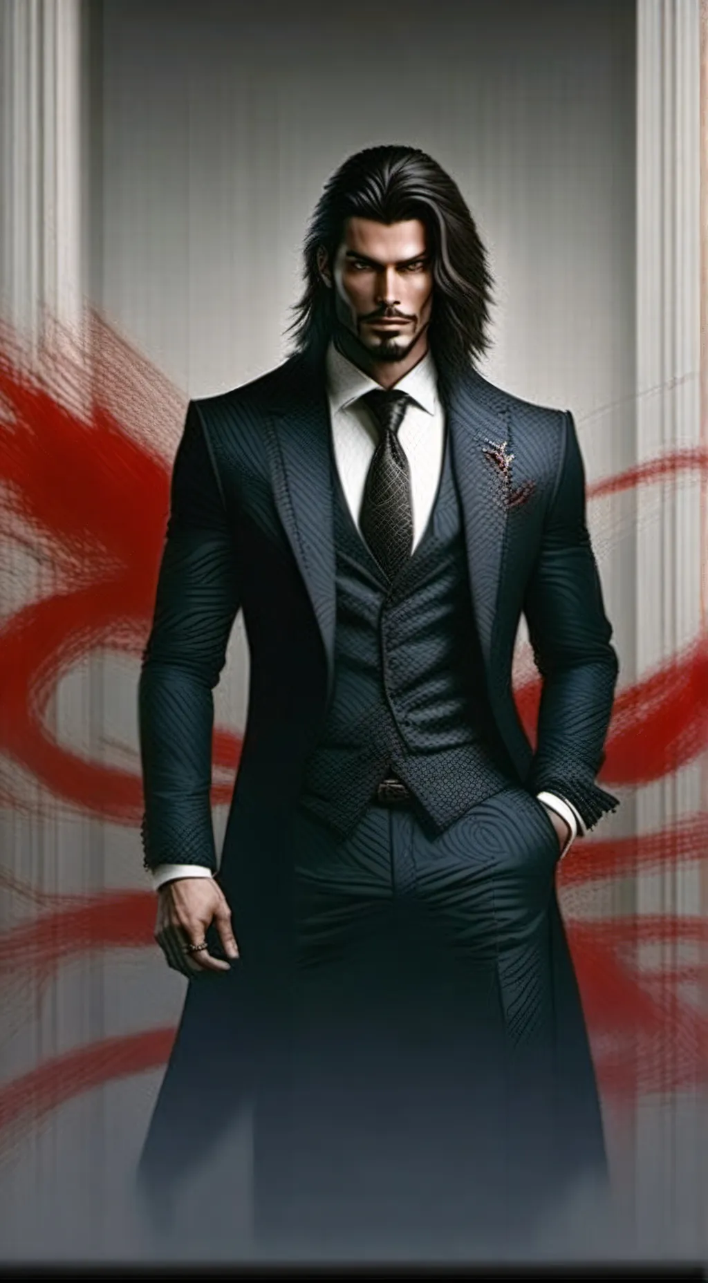 ai character: Valentin background
