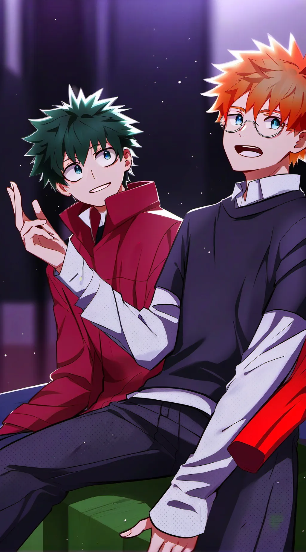 ai character: bakudeku background