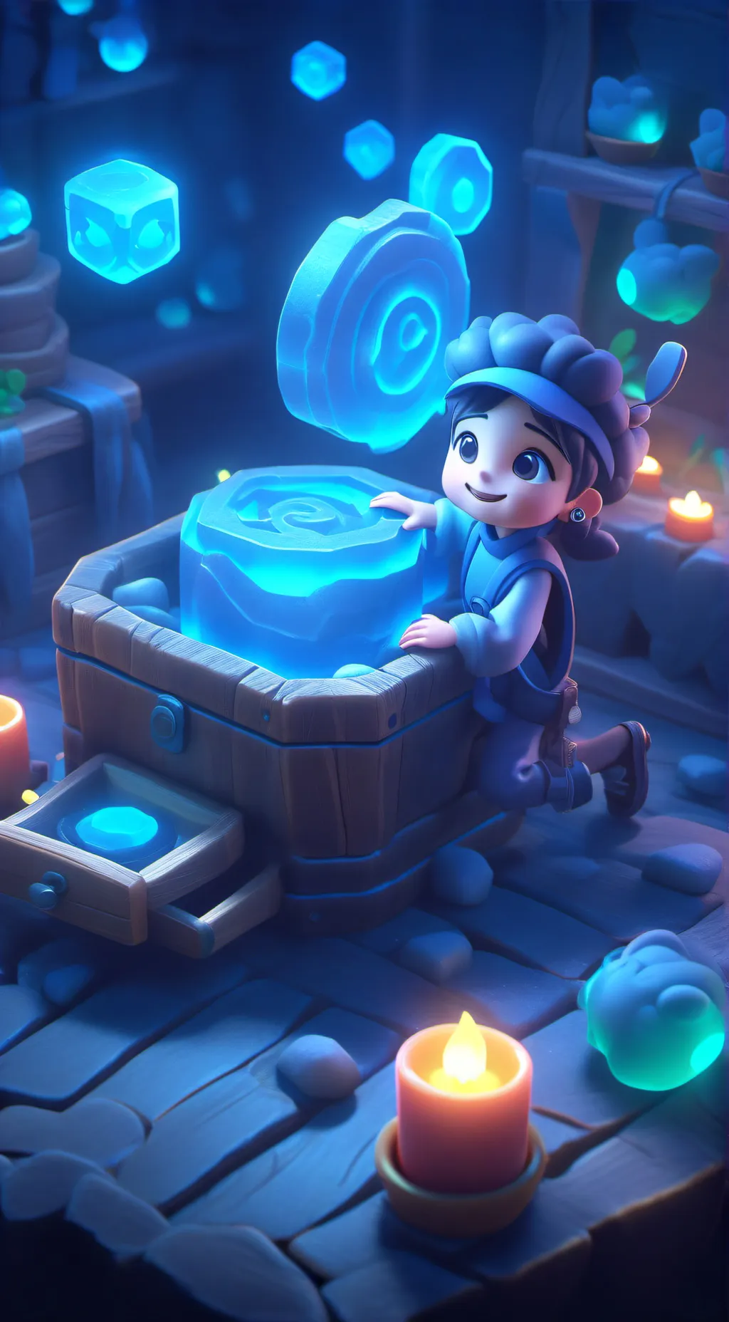 ai character: Sprunki background