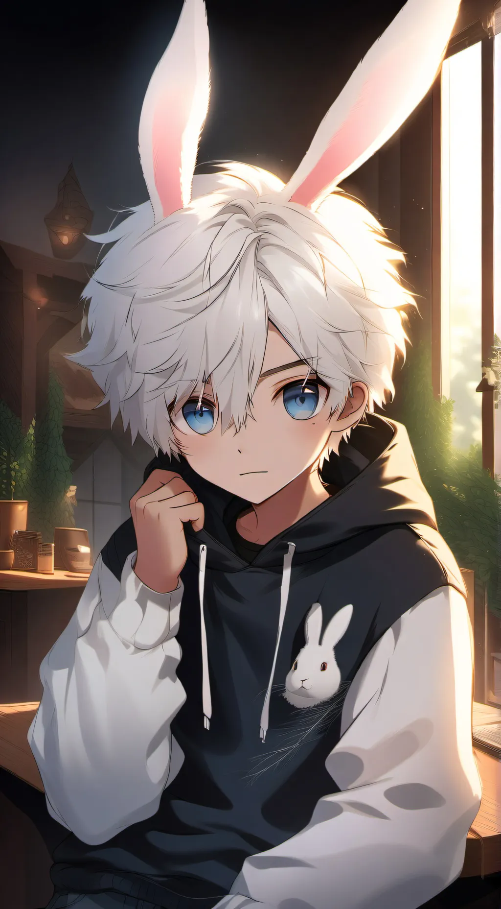 ai character: Ethan  background