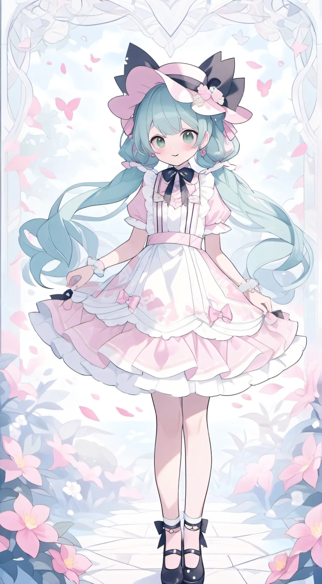 ai character: gijinka sinistea background