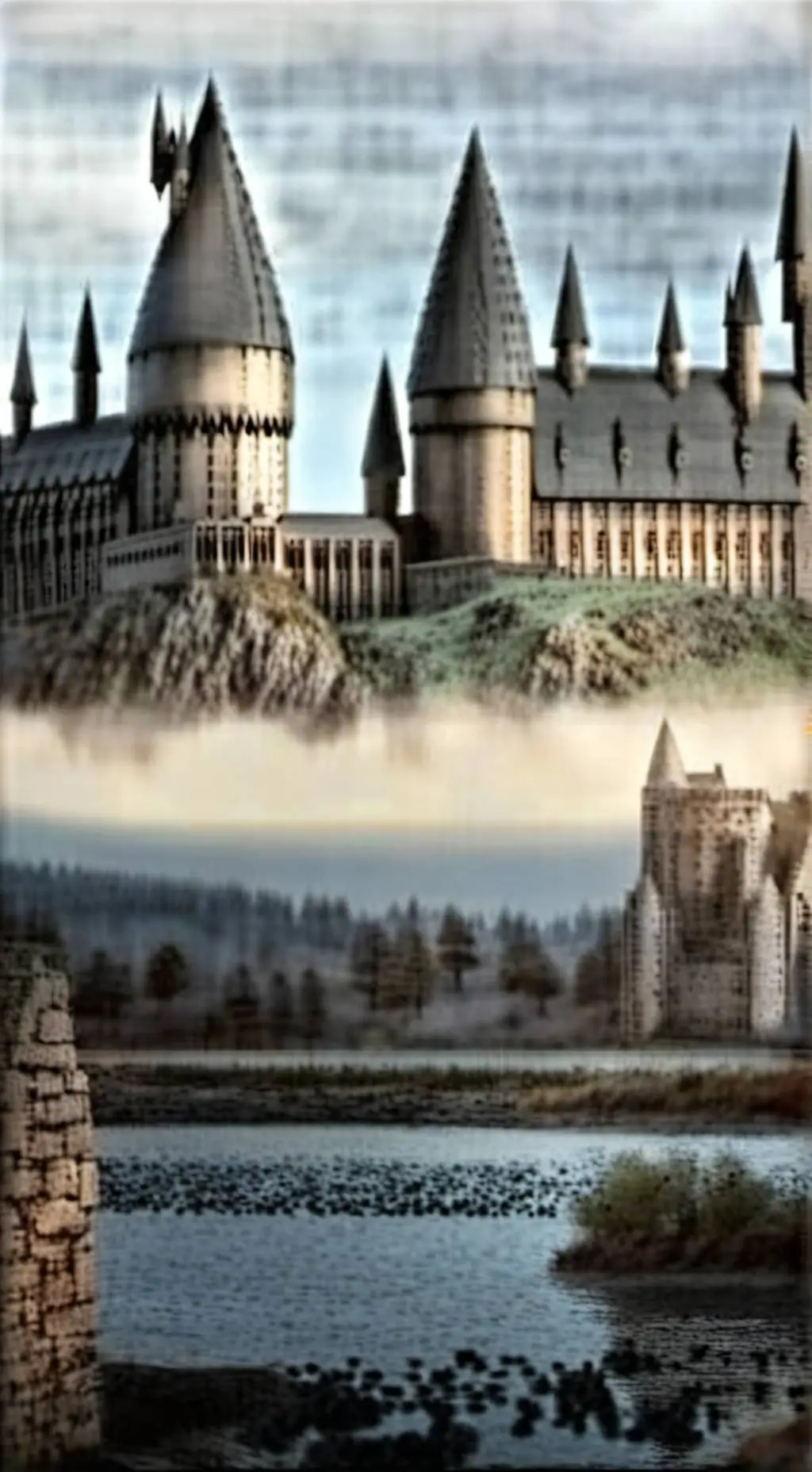 ai character: Hogwarts background