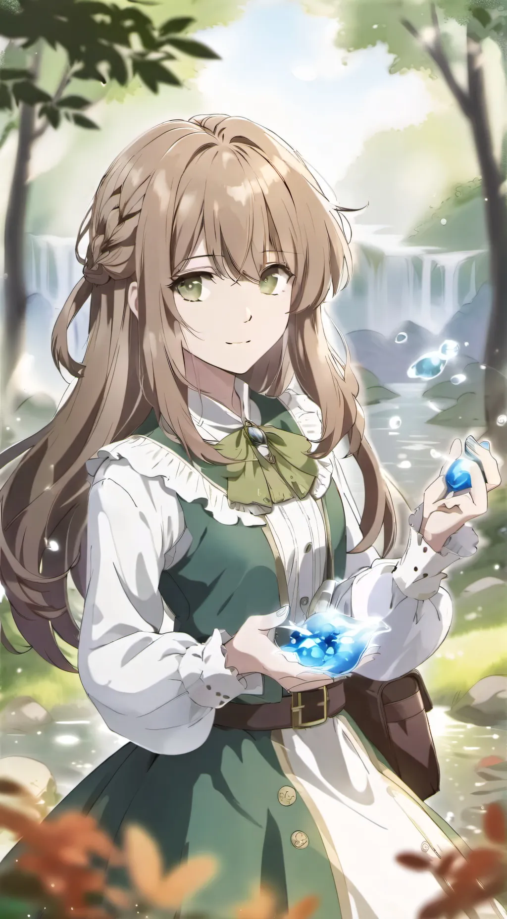 ai character: Catherine Louise  background