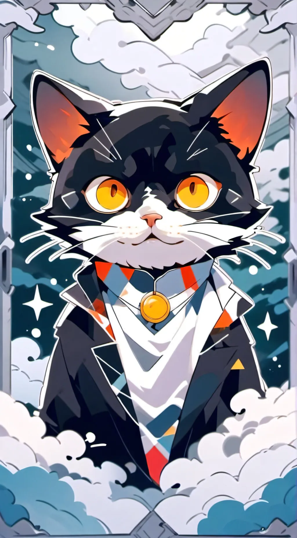 ai character: talking cat background
