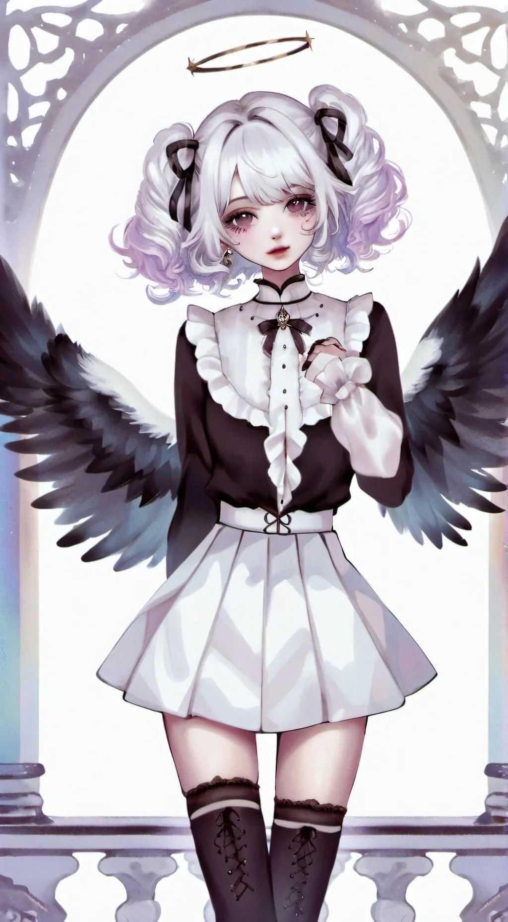 ai character: Angelica ♡  background
