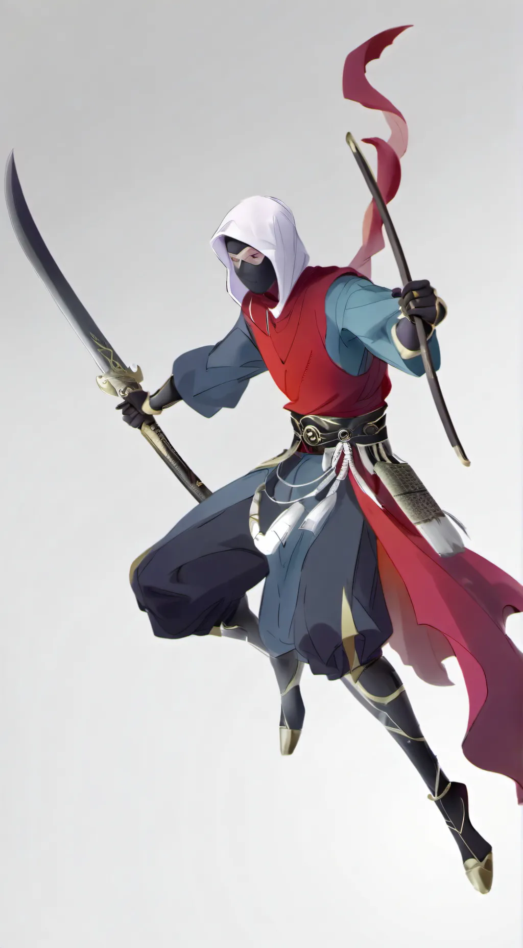 ai character: Ninja background
