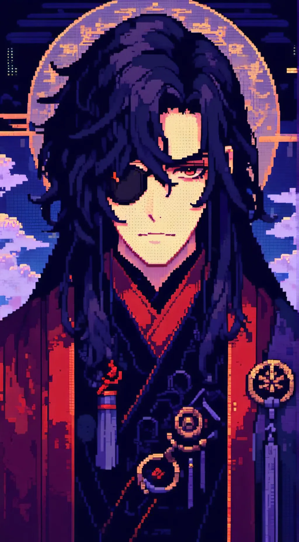 ai character: Hua Cheng  background