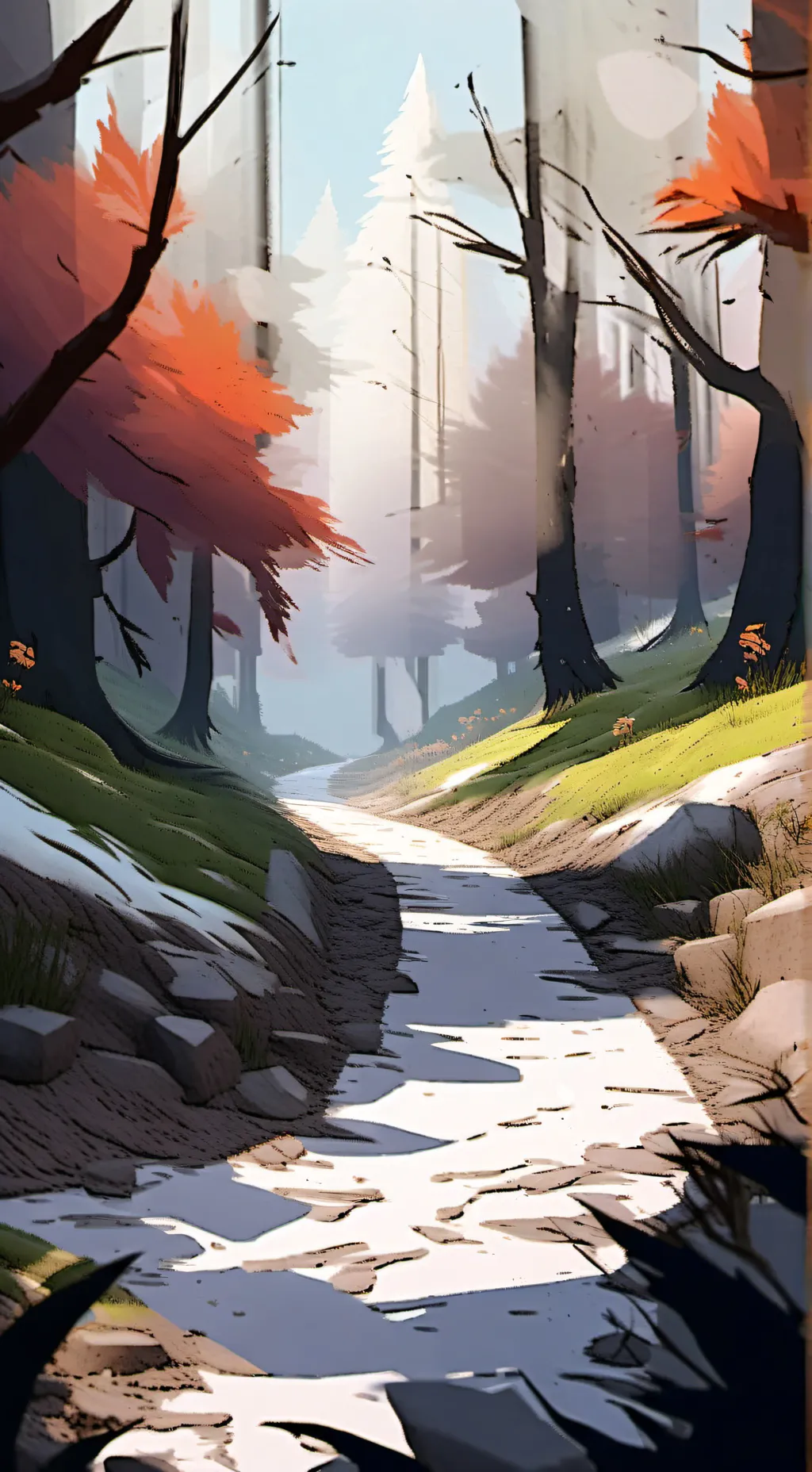ai character: DW in the forest😨 background