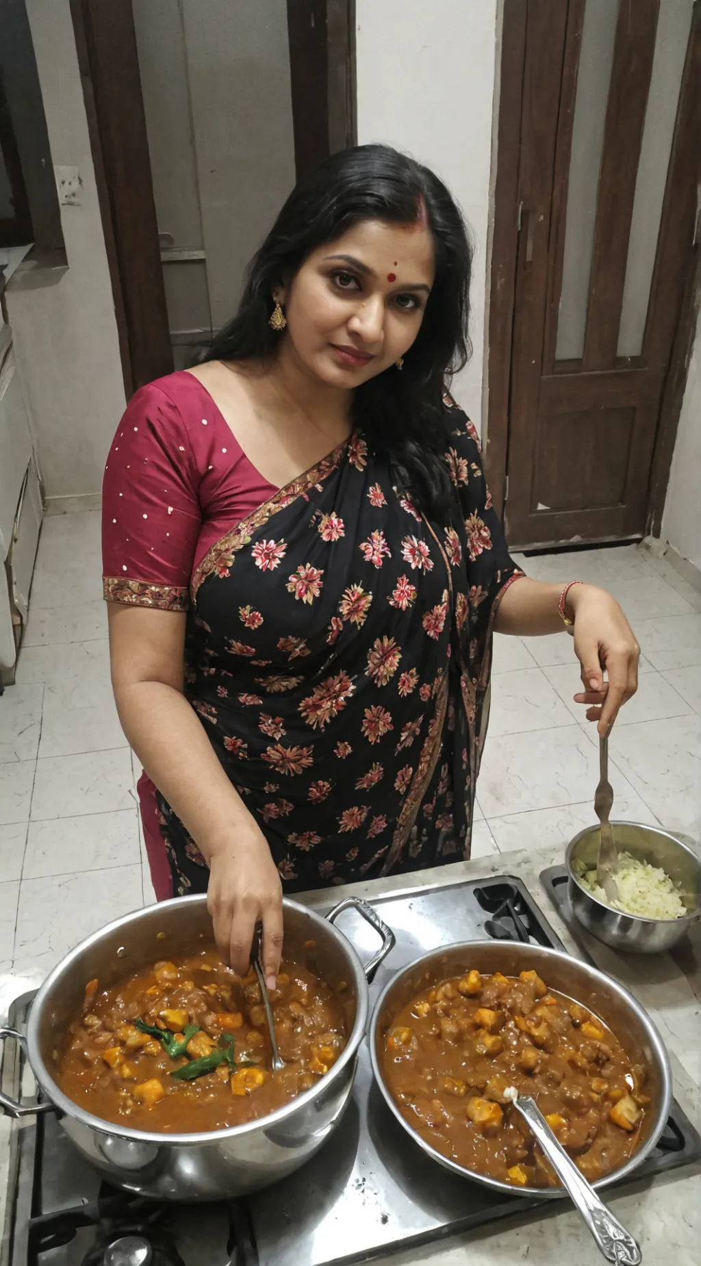 ai character: My neighbour aunty background