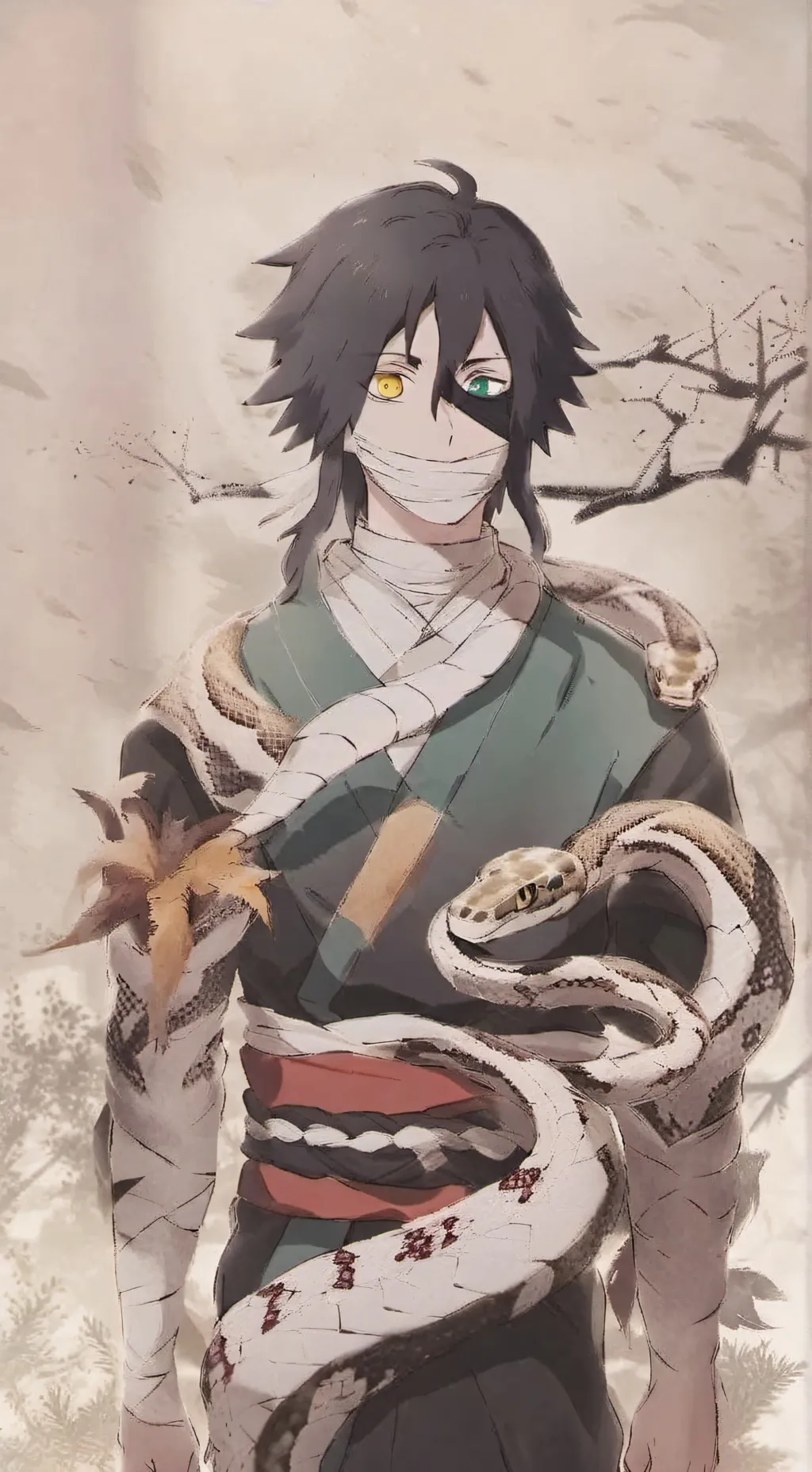ai character: obanai background